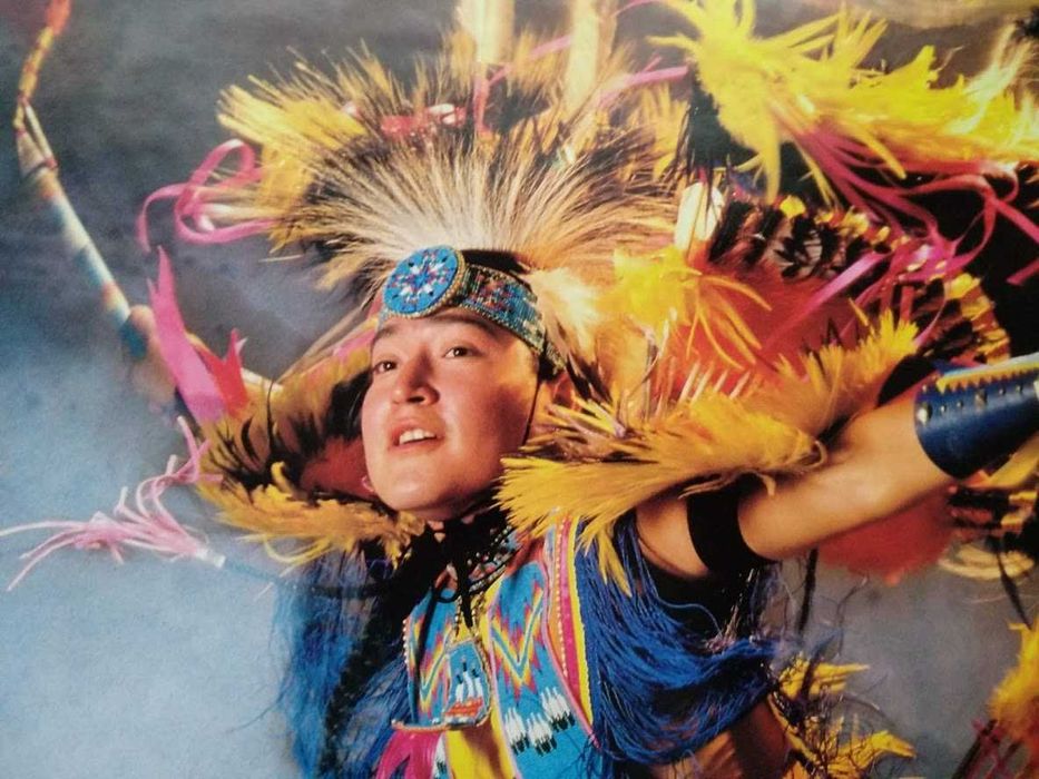 Poster cover Smithsonian Magazine 1993, American Indian Dance Theatre