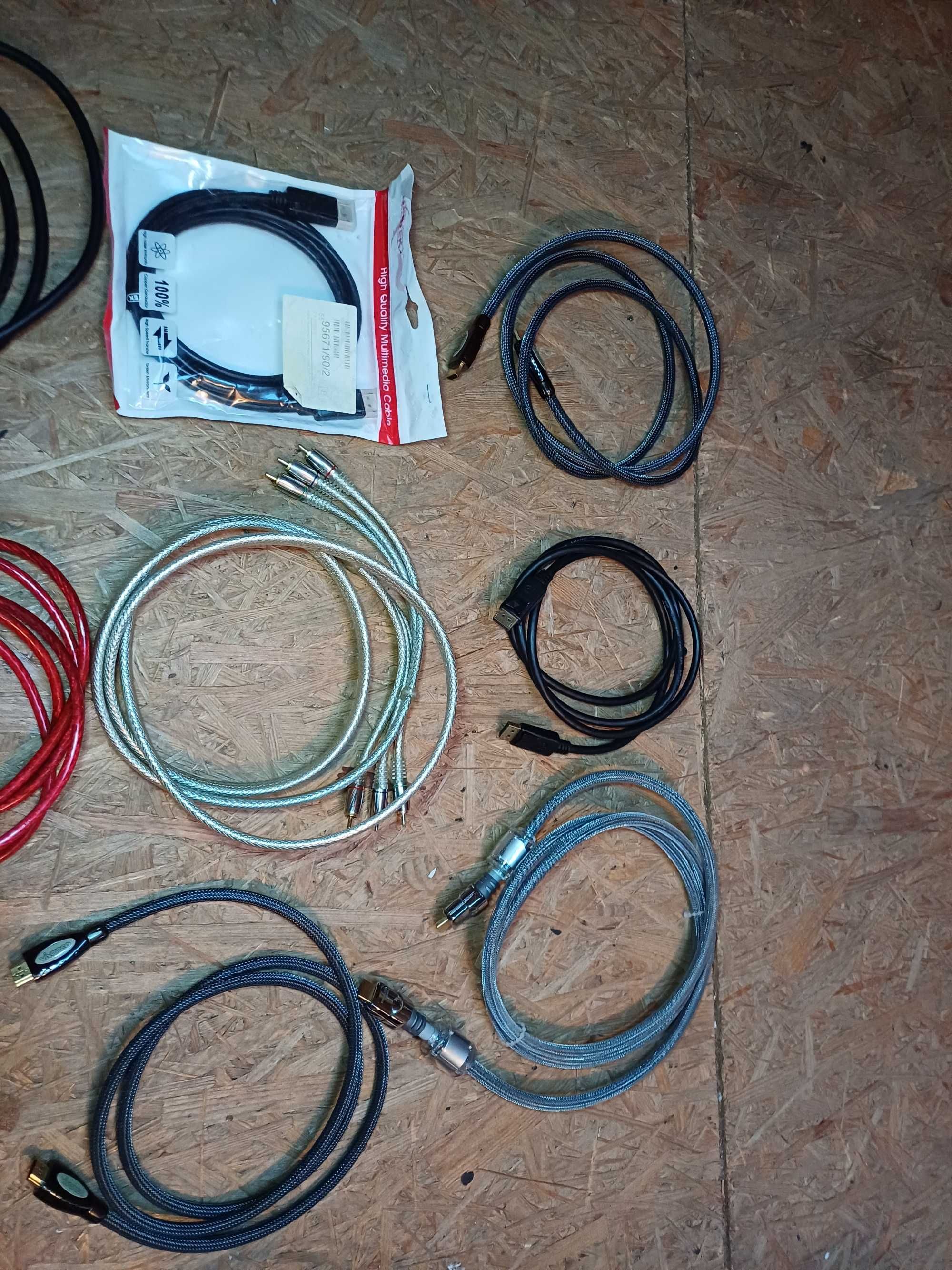Przewody HDMI,Display,USB C, hub USB,dvi oraz inne