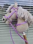 Ogłowie uprząż uzda dla hobby horse a4 z napierśnikiem