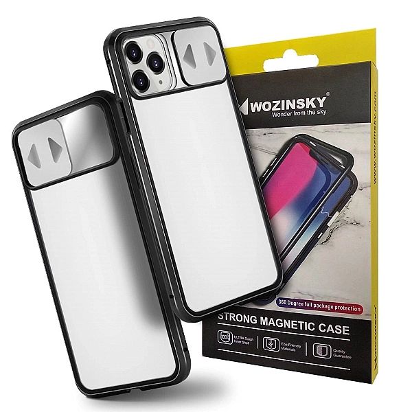 Wozinsky Magnetic Cam Slider Case magnetyczne etui 360 na cały telefon