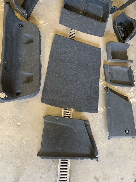 Обшивка багажника BMW X5 E70 F10 F30 накладка бочина БМВ Е70 Ф10 Ф30