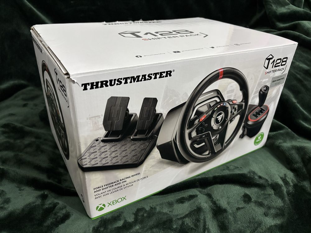 Kierownica Pc/Xbox Thrustmaster t128 shifterpack + GRATIS