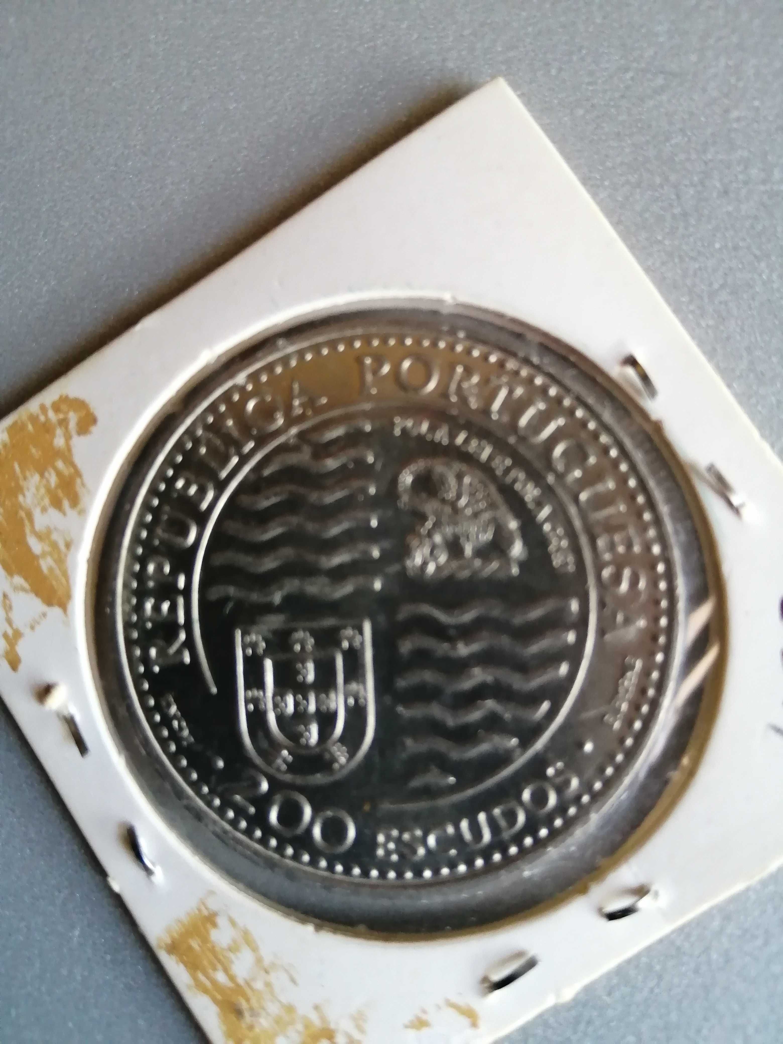 [Portes Gratis]  Faca de Prata mais Moeda de 200 escudos 1995