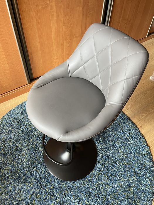 Nowy hoker barowy, regulowany, skóra ekologiczna, nowoczesny design