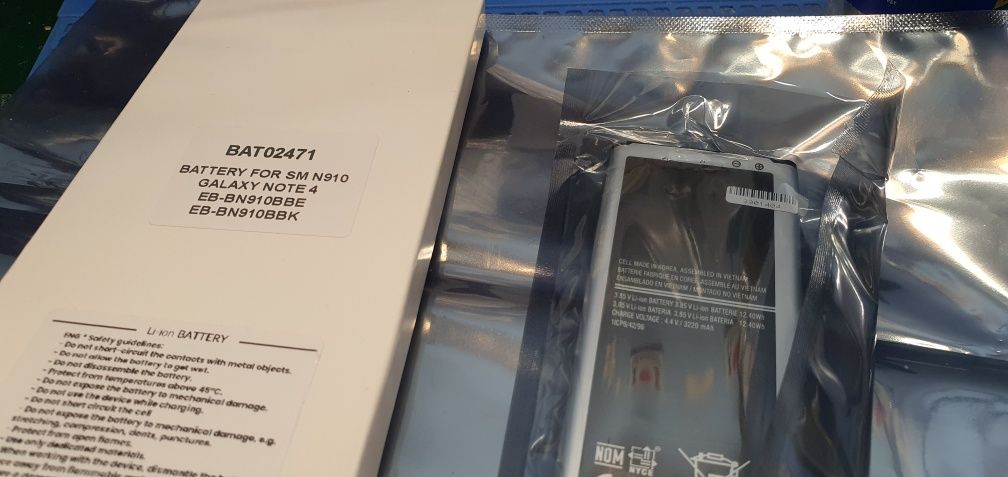 Bateria Samsung n910 note 4 nowa rodzynek wymiana W-wa sklep Tamka 22