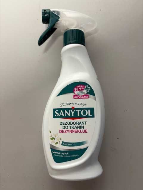 Sanytol zestaw 3 rzeczy dezodorant do tkanin i obuwia stop roztocza