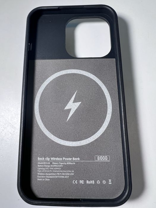Чехол-аккумулятор батарея для iPhone 13pro 8000 mah