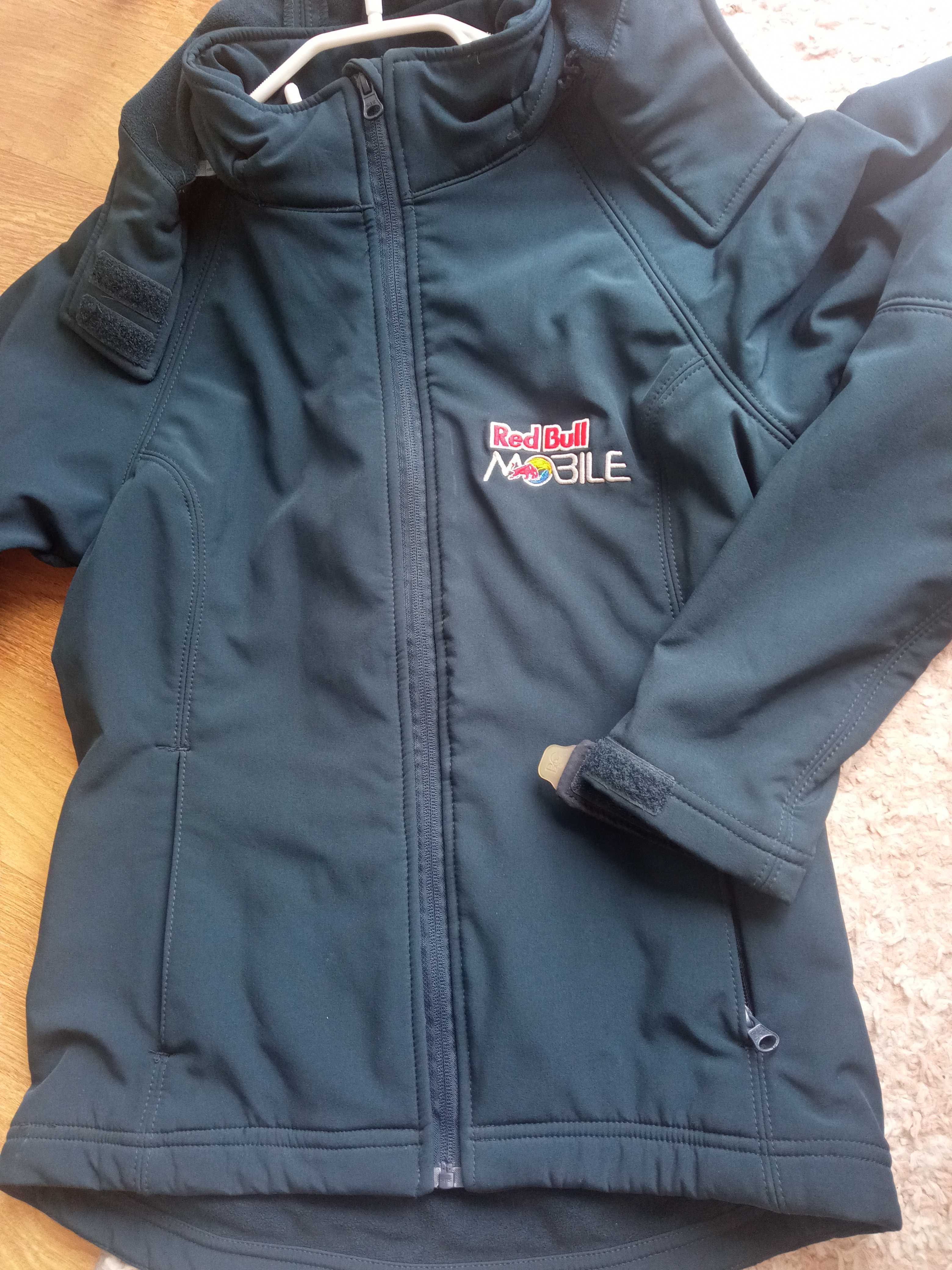 Kurtka damska Softshell Red Bull Mobile 36 S granatowa z kapturem