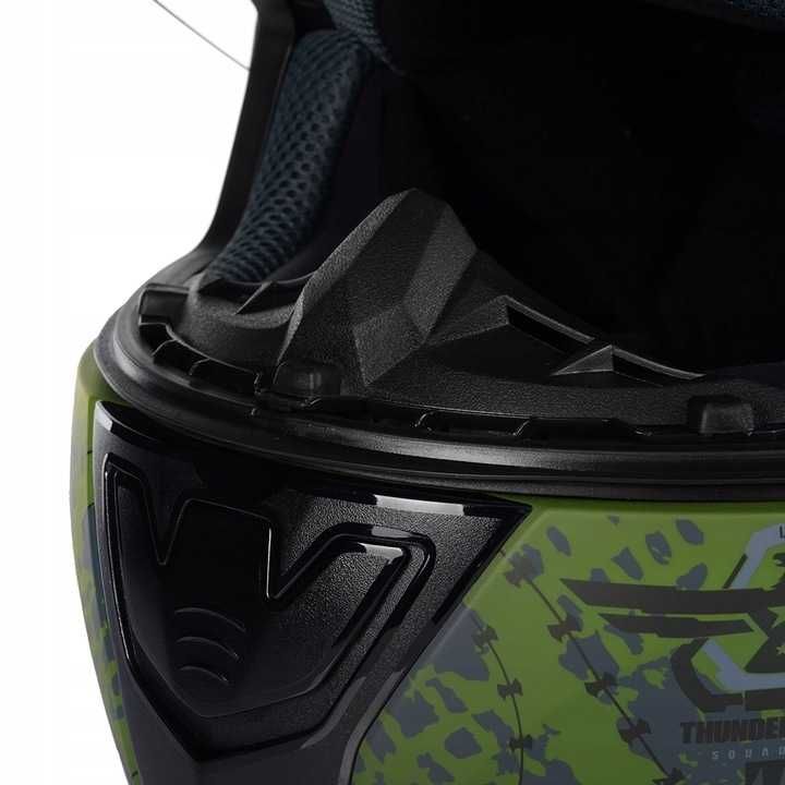 NOWA Kask motocyklowy Rapid II THUNDER BIRDS SYSTEM Pinlock ECER 22.06