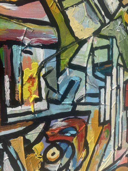 Pintura abstrata - Cosmic Emotions