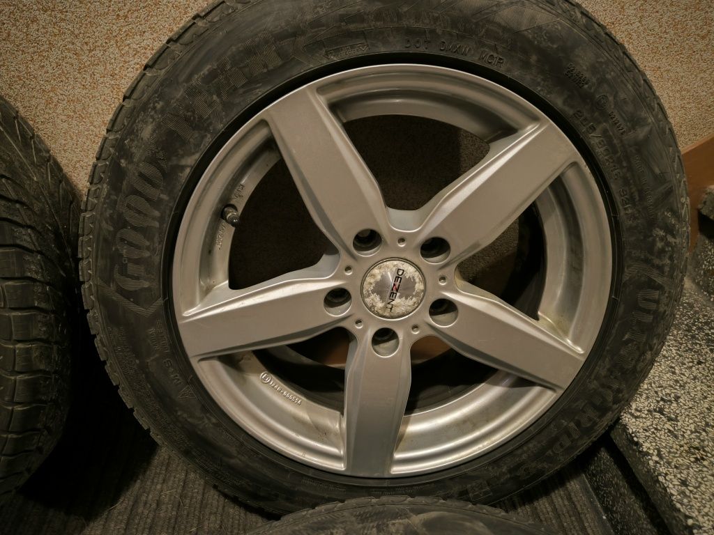 Felgi dezent BMW 16 5x120 opony zimowe Goodyear