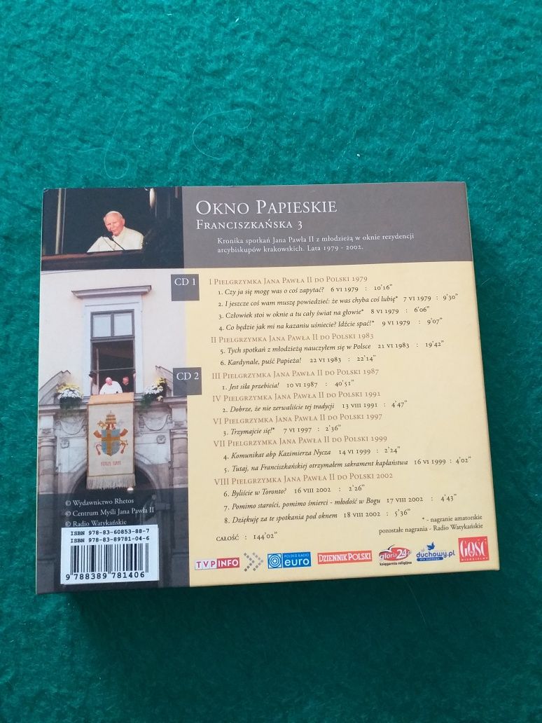 Okno papieskie Franciszkańska 3, 2 sztuki CD