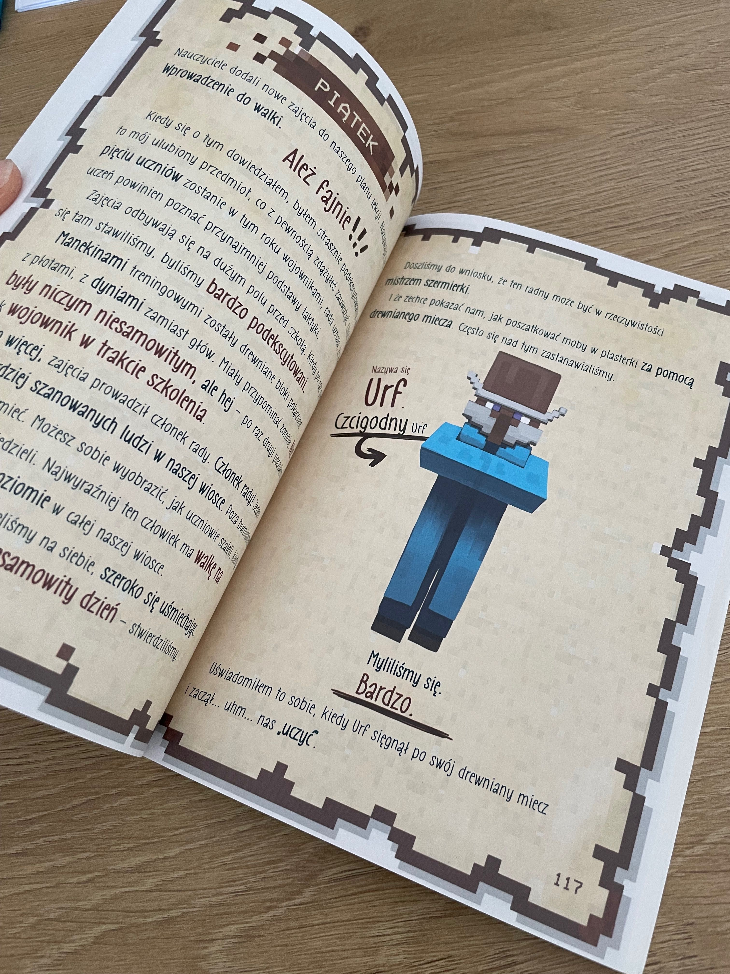 Książka Minecraft pamiętnik 8-bitowego wojownika