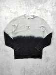 Bluza Vans 2k crewneck tie die czarna biała washed y2k skate S
