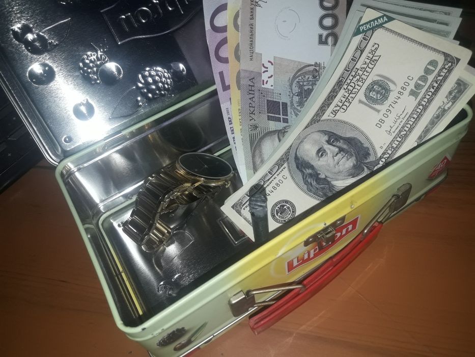 Сейф металевий Lipton маска під чай