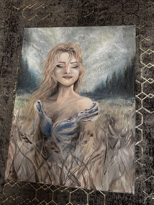Obraz akrylowy praca własna rękodzieło 30x40cm