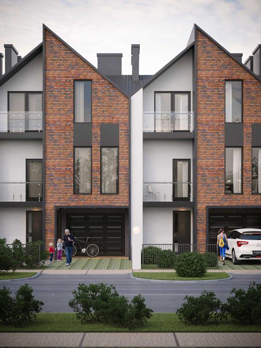 Таунхаус з гаражем, 3 поверхи, 145м.кв.