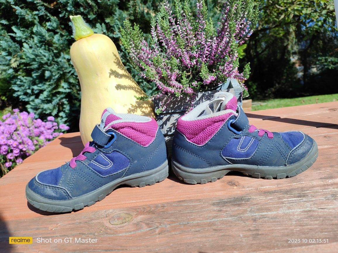 Przejściowe buty Quechua 26 adidasy dziewczynka rzepy 16,3 cm