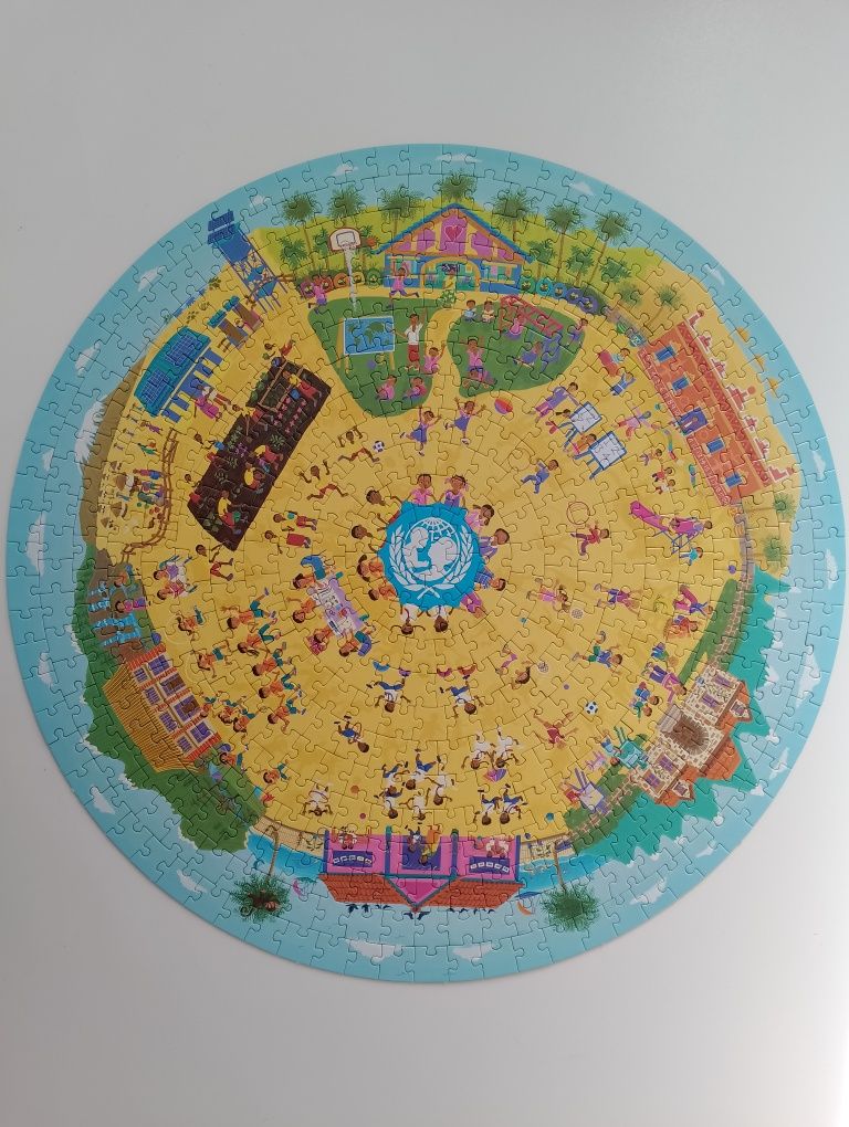 Puzzle UNICEF 500 OP2103 okrągłe round puzzle