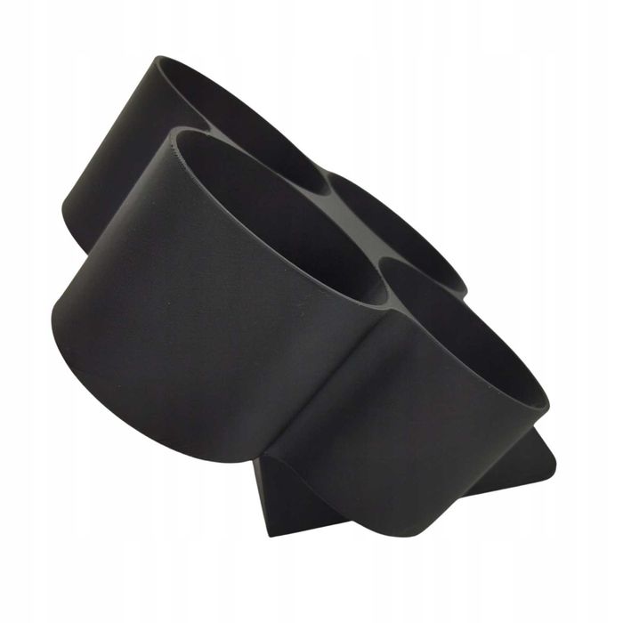 Organizer / stojak na 4 butelki syropów SodaStream – czarny kompaktowy