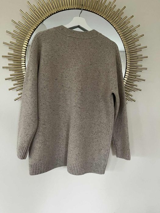 Kardigan oversize ze 100% wełny Zara S-M