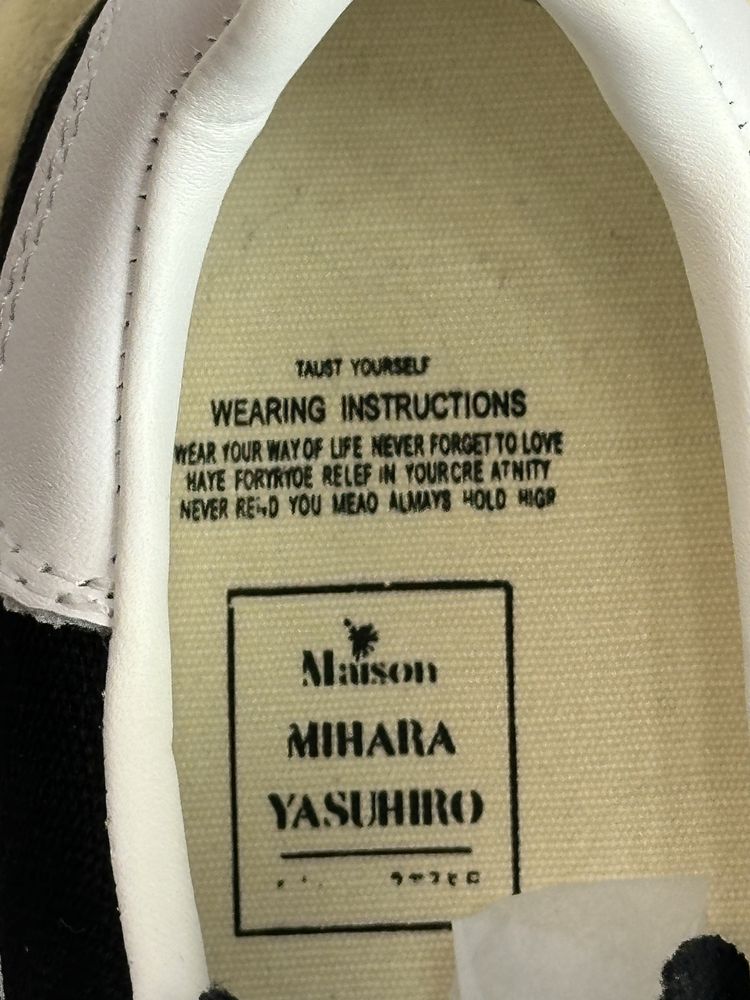 MMY BLAKEY Maison Mihara Yasuhiro чорні кеди кросівки 43 27 27,5 42 28