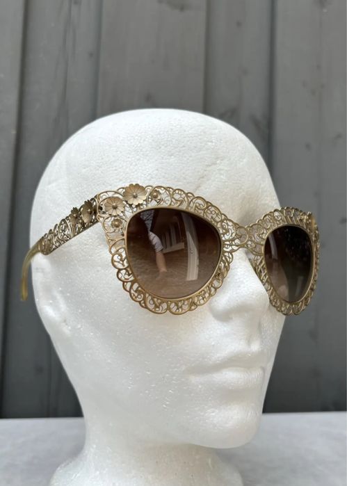 Очки солнцезащитные Dolce & Gabbana  Sunglasses  Gold Metal