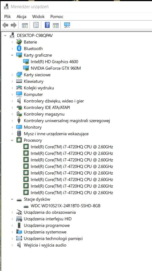 Na części - Lenovo y50-70 i7 4720HQ GTX 960m 2x4gb ram ZIVY2 LA-B111P