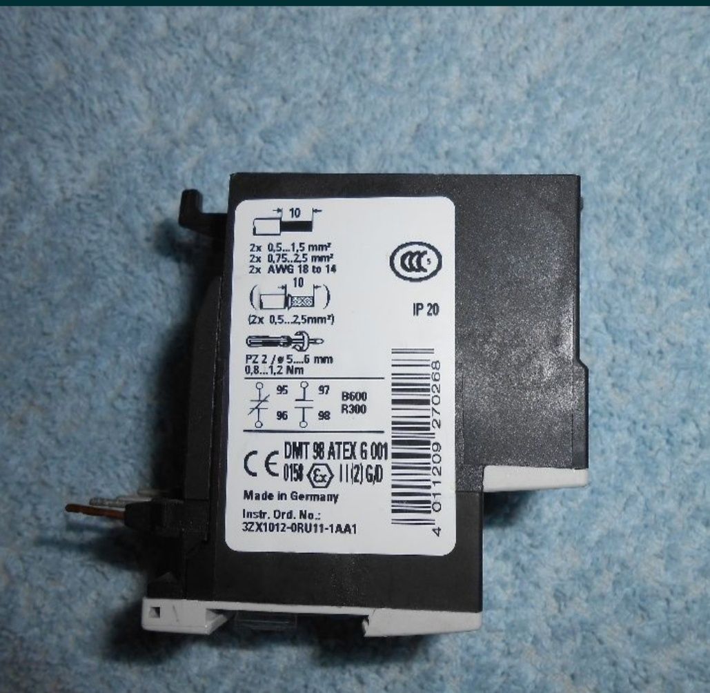 Тепловое реле перегрузки Siemens sirius 3RU1116-0EB0