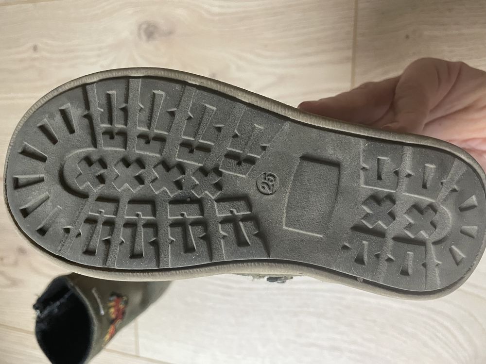 Skórzane botki wiosenne półbuty