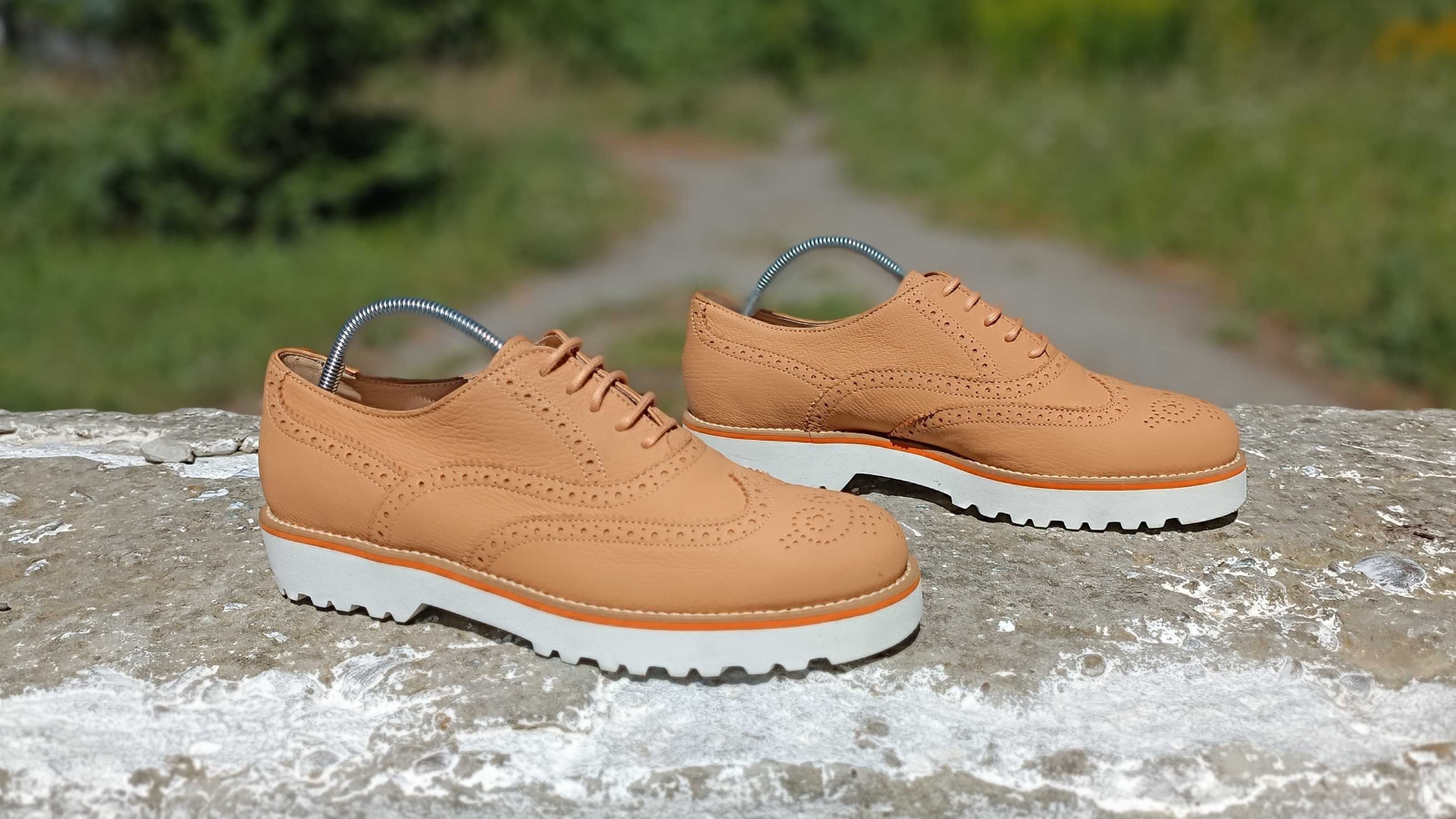 Жіночі шкіряні броги, оксворди Hogan