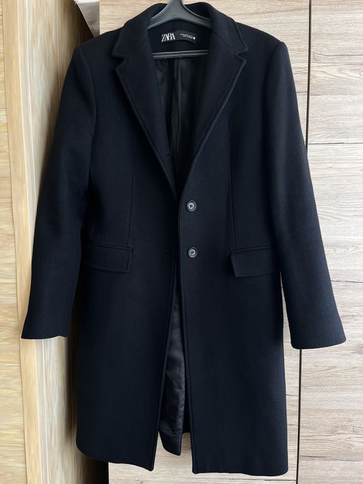 Женское шерстяное пальто Zara x Manteco