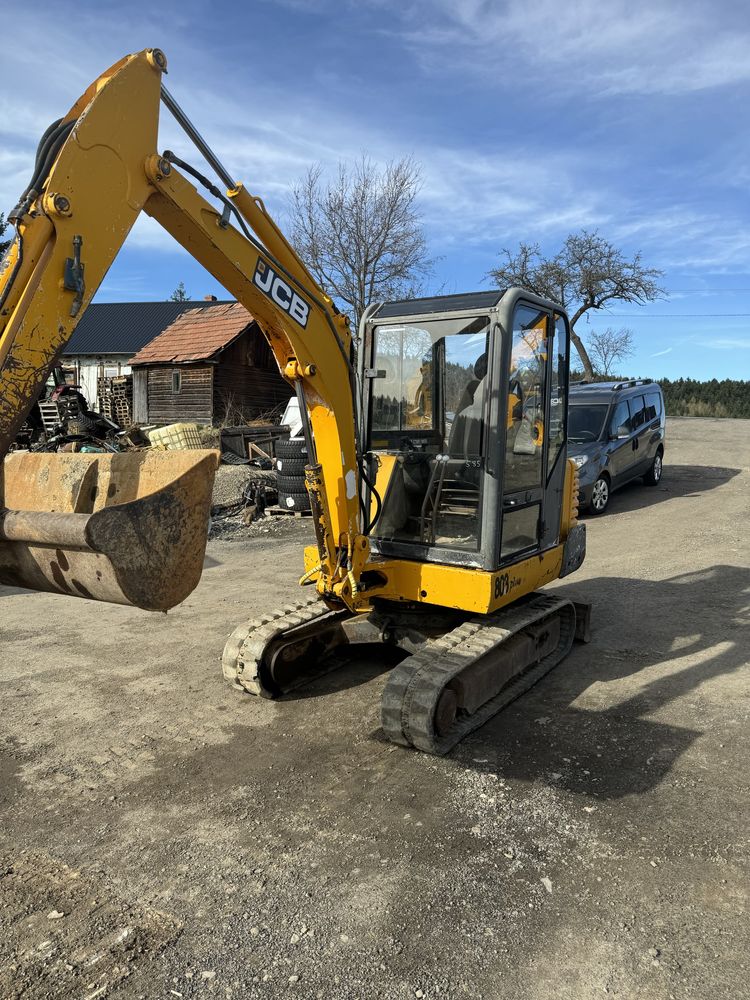 Mini koparka jcb 803 plus 3 tony kubota kobelco yanmar zamiana