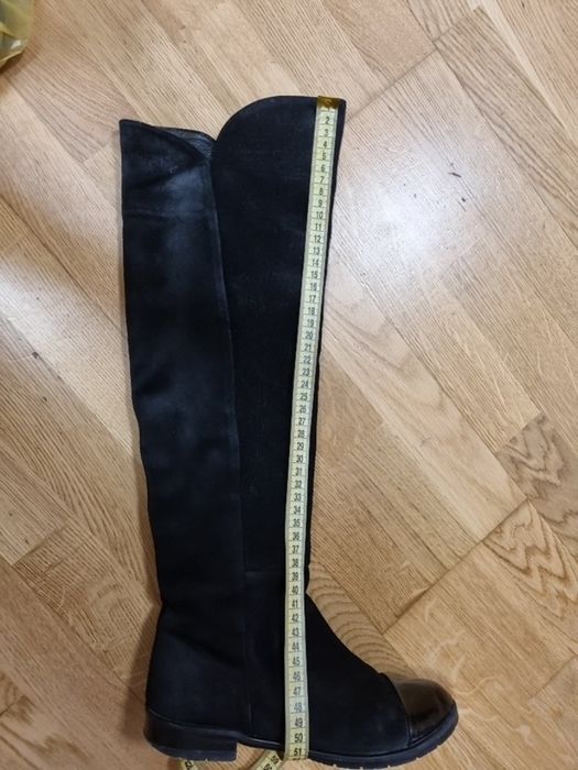 Замшеві натуральні чоботи