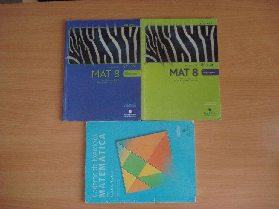 Livros Matemática 6º Ano - 7º Ano - 8º Ano