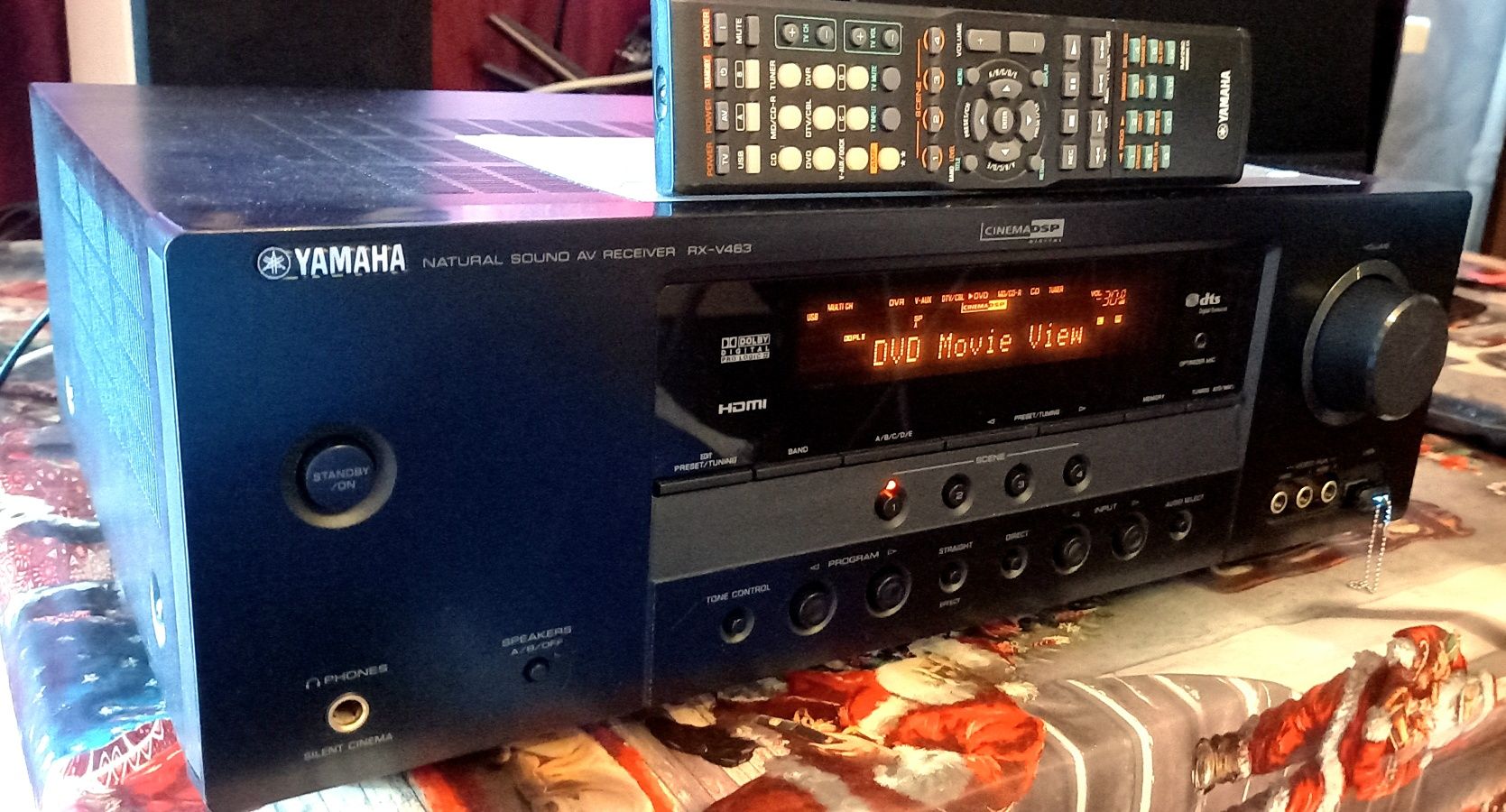 Yamaha RX-V463 5.1×110w HDMI/Optical/USB/DRC/YPAO/6-16om