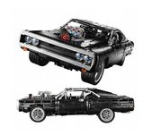 Klocki samochód sportowy czarny Dodge Charger 1077el jak lego