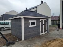Domek Narzędziowy ALAN 3 x 3 m Drzwi Producent DREWNOTRIK.PL
