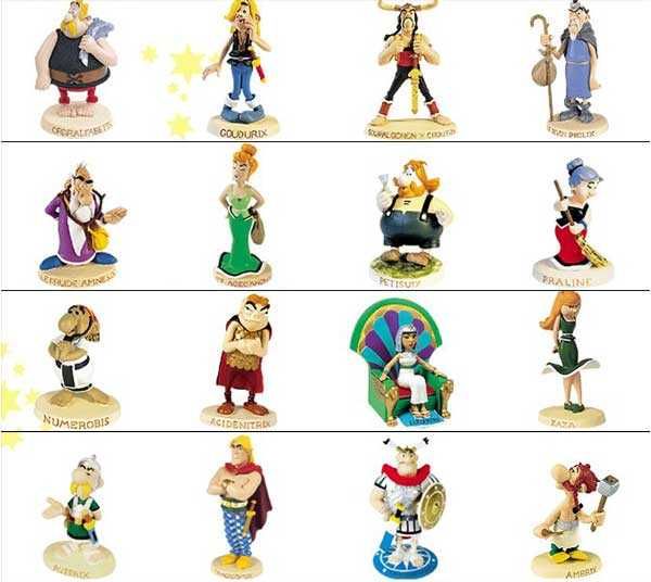 LE DEVIN PROLIX, figura de coleção ASTERIX, o Gaulês, em resina