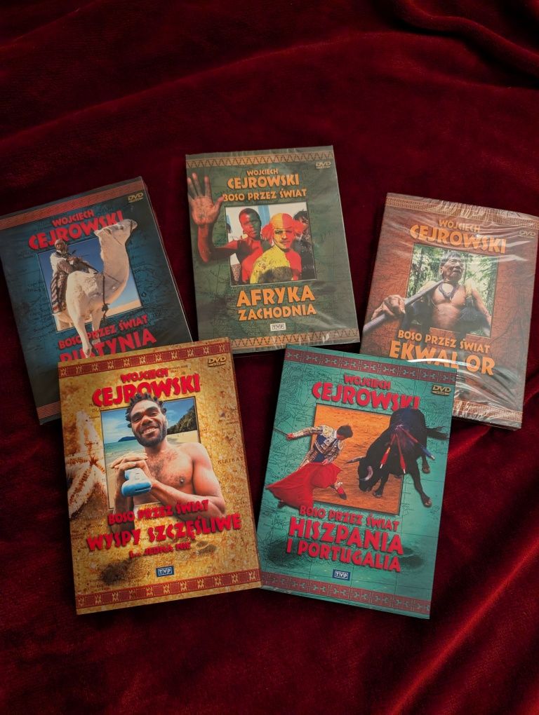 4 plyty dvd boso przez świat Wojciech Cejrowski