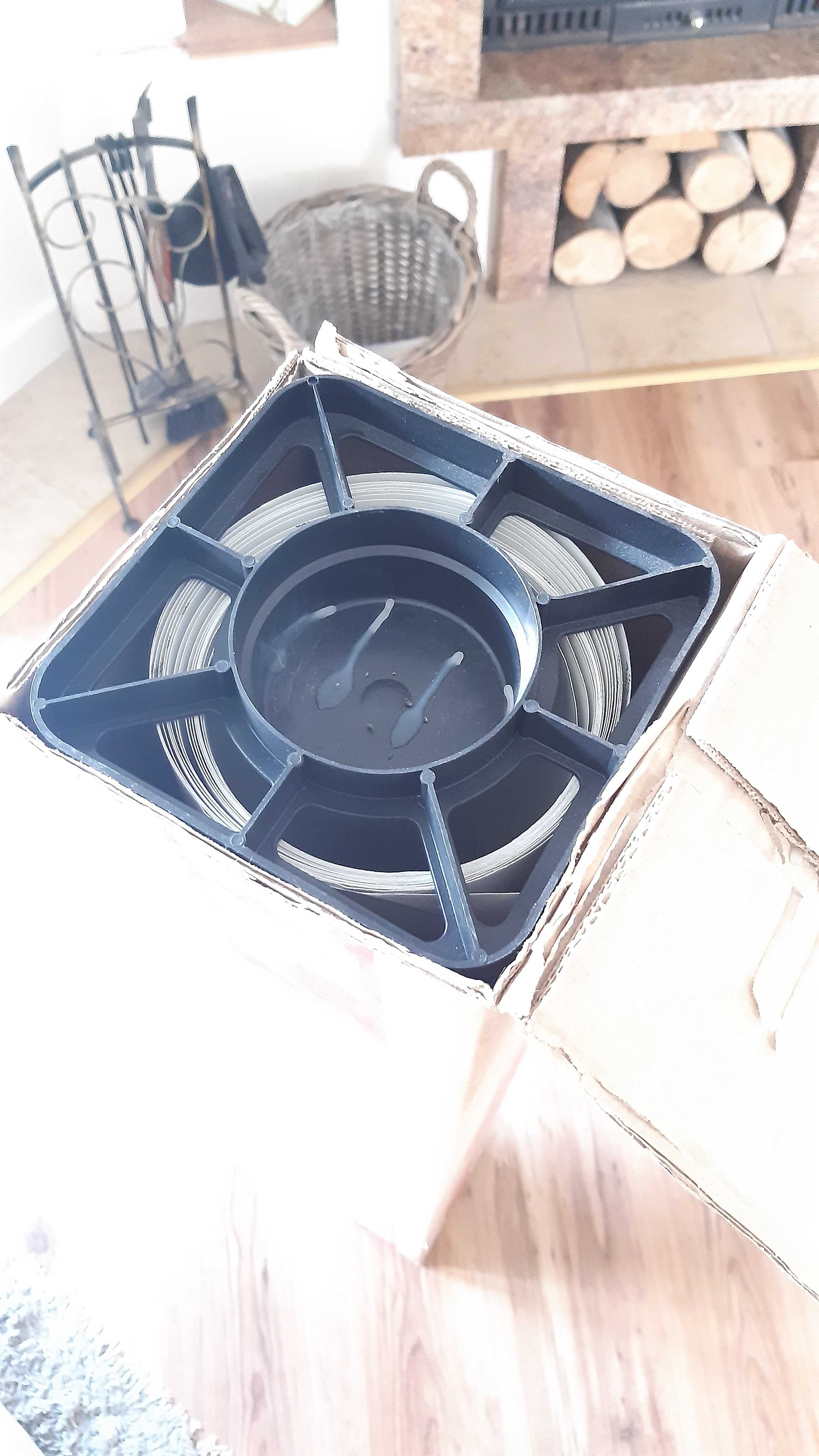 Folia okienna biała mleczna matowa 1,23 m x ponad 6,5mb