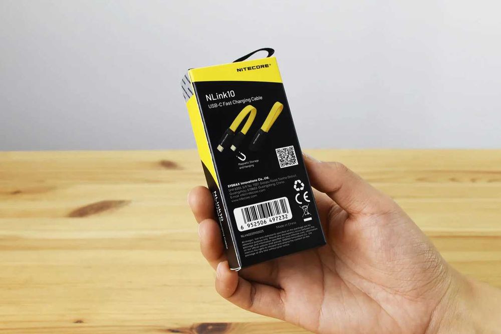 Nitecore NLink10 Кабель з Магнітним Кріпленням, Швидка Зарядка USB-C