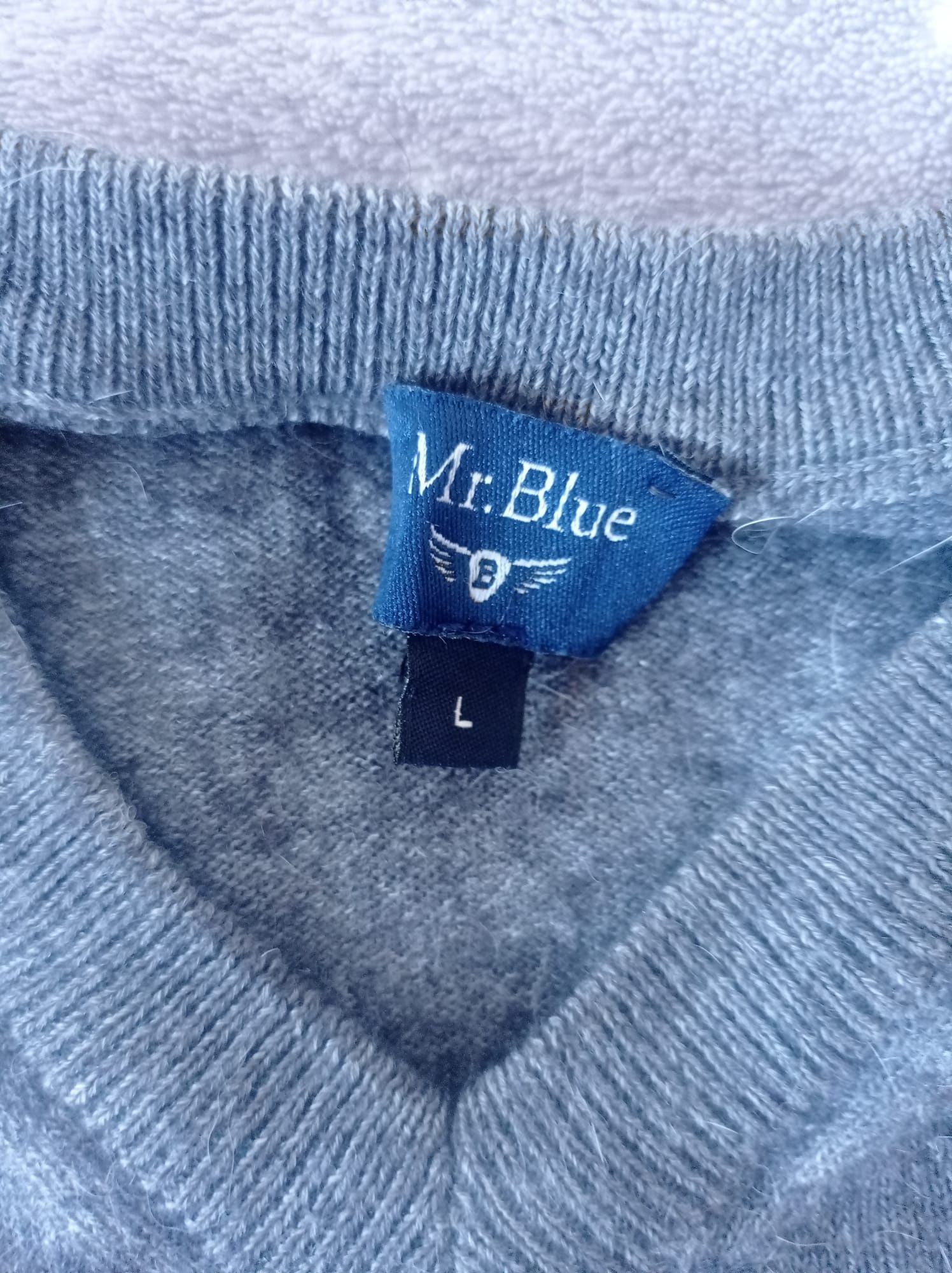 Pullover Mr Blue cinzento M