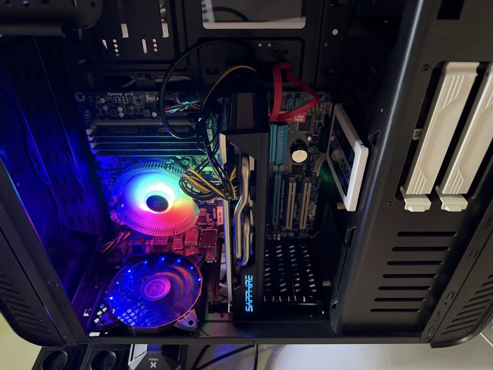 Компьютер системний блок Ігровий intel i7+16ддр+Ssd+AMD RX 580 Saphire