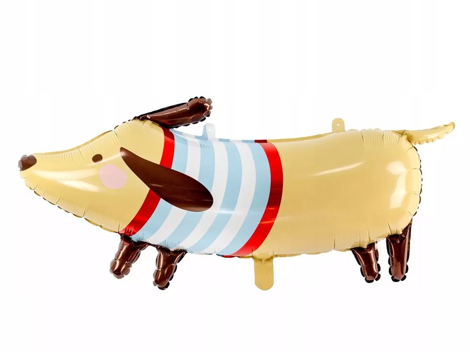 Balon foliowy Jamnik, 96x58cm. PartyDeco. Nowy Produkt