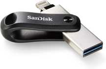 Pendrive Sandisk Ixpand Go For Iphone 64 Gb Lightning, Usb 3.0 Srebrny