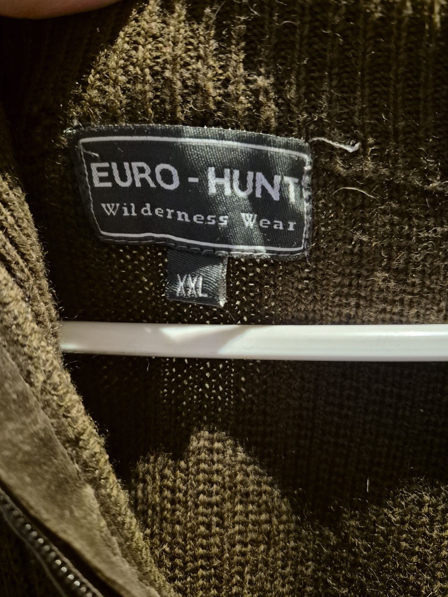Swetr myśliwski Euro-Hunt XXl stan db wełna