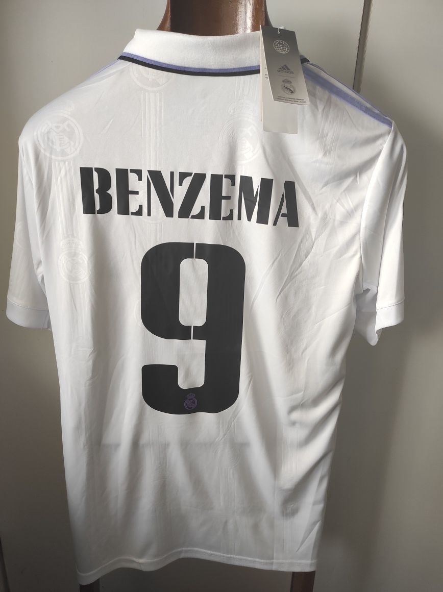 Camisola Benzema Real Madrid Adidas Champions League 2022/23 Tamanho L