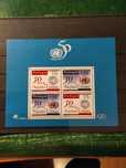 1995 Bloco 50 Anos Das Nações Unidas 1945/1995 MNH **