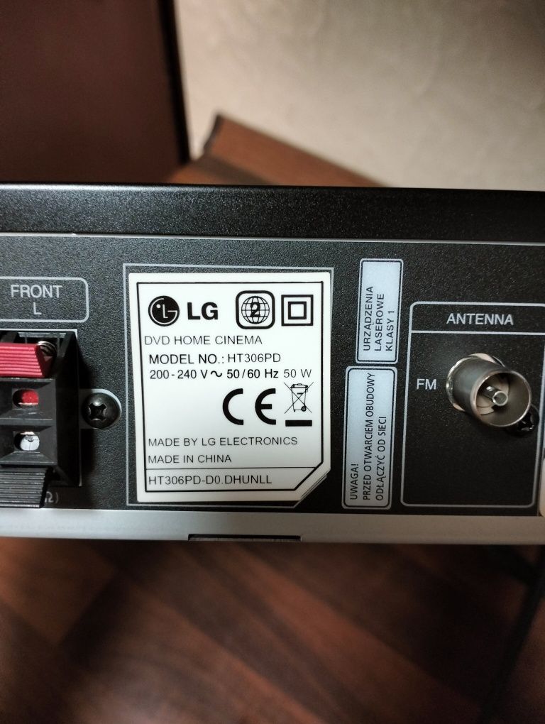 Zestaw kina domowego LG model HT306PD